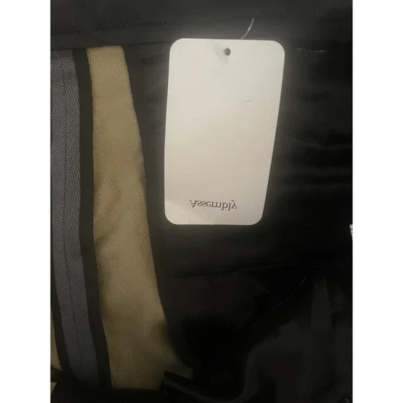 Assembly New York Gray Suiting Flat Front‎ Pants XL Made in USA NWT